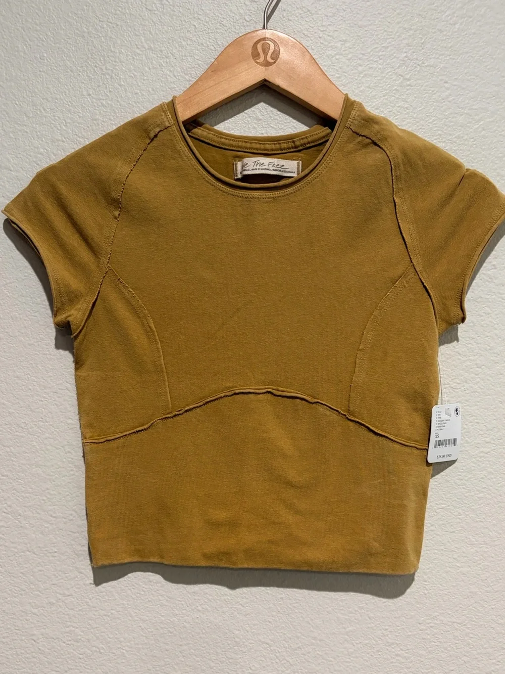 Free People Protagonist Tee Golden Eagle SZ XS